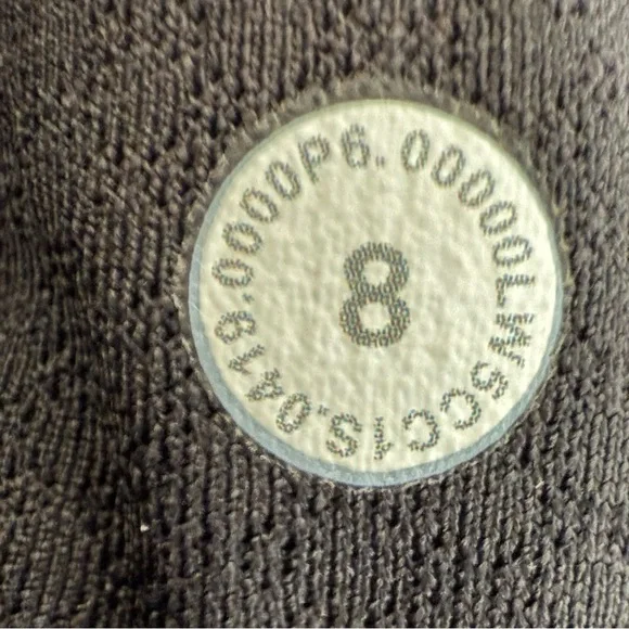 lululemon black leggings with mesh inserts size 8 - Picture 13 of 13